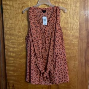 Tie Front Blouse 🍊